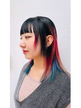 ペスコペスカ(PESCO PESCA) 大人可愛いインナーカラー　20代30代40代50代