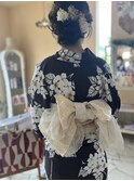着付け浴衣ヘアー