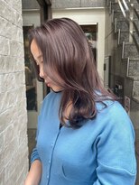 ロマリア(Lomalia)&nbsp;【Lomalia表参道】グレーベージュレイヤーロングシアーカラー