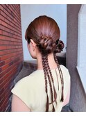 カチモリヘアアレンジ