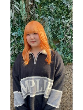 ノーブルヘアー(NOBLE HAIR) オレンジ×レイヤー