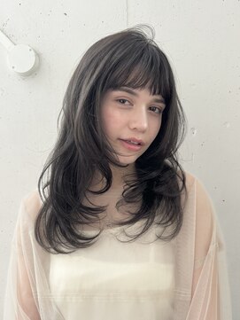 ビーチ(BEACH) フェイスレイヤーカットナチュラルグレージュカラー