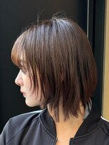 ノイ(noi)&nbsp;顔周りレイヤーカットグレージュカラーくびれボブショートカット