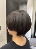 【ショート×ボリューム抑えたストレート】鎌取/中島真里奈