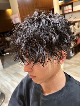 クラップス 横須賀中央店(CLAPS) 横須賀メンズマッシュ波巻きパーマツイスパメンズパーマ刈り上げ