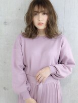 エルプラス(L plus)&nbsp;鎖骨下外ハネミディアム/柔らかベージュ/似合わせカット