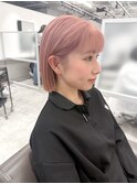 ★20代30代40代ボブピンクベージュ大阪梅田