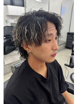 ロンド ローガン 名駅(Lond LOGAN)&nbsp;メンズメッシュ縦落ちスパイラルパーマ