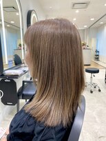 メゾンブラン 川西阪急店(Maison Blanc)&nbsp;外はねミディアム × 大人ベージュ