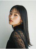 [元住吉駅/髪質改善/縮毛矯正/黒髪/小顔/ココアベージュ]