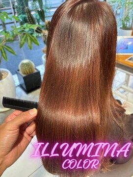 アース 武蔵境店(HAIR & MAKE EARTH) 武蔵境|イルミナカラーでつくる艶ピンクブラウン