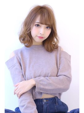 オーロ 塚口店(ORO) ココアベージュ外ハネミディアム