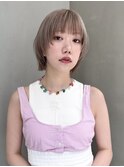 【GEEKS渋谷】レイヤーボブ/ハッシュカット/ウルフ/ミルクティー
