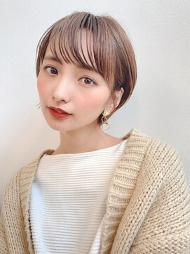 サンドパールス 仙台店(sand PALCE) 髪質改善/大人ガーリー/似合わせカット/ショートボブ前髪/仙台