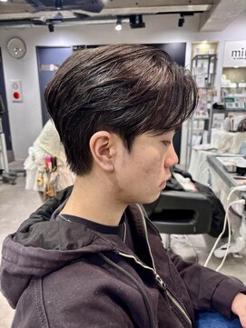 ミューバイケンジ(miu by KENJE) miu&宇都宮良太 メンズ毛流れセンターパート