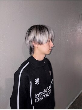 ミュー(Mu) セクションカラー　ローライト　デザインカラー