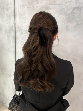 ガーデントウキョウ(GARDEN Tokyo) ヘアアレンジ/ヘアセット/ハーフアップ/お呼ばれヘア/結婚式