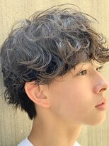 フィフス 大分(fifth)&nbsp;大分シャドウパーマメンズカットラウンドマッシュツーブロック