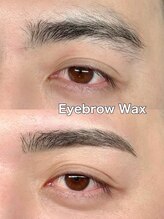 【メンズ眉毛/メンズアイブロウ】1mm単位の精密なメンズ眉毛ワックス×眉毛パーマで、理想の眉毛をカタチに