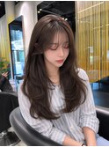 艶髪ロングレイヤー×韓国風ダークグレージュ【CHICA】