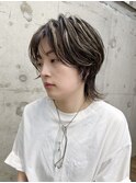 ダークパープル/ナチュラルショート/ミルクブラウン/夏/四条烏丸