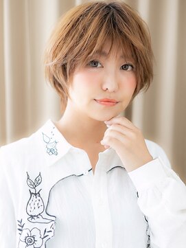 カバーヘアアンドスパ ブリス 浦和(COVER HAIR&SPA bliss) ハイライトカラーひし形ハンサムショートマッシュ10代20代W浦和