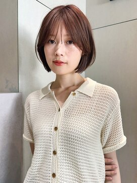 シンス 銀座(since) ショートボブ/丸みボブ/小顔ショート/顔周りカット/似合わせ