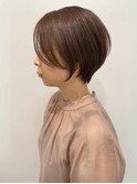 ショートカット×ひし形ショートボブ×前髪あり20代30代40代　a