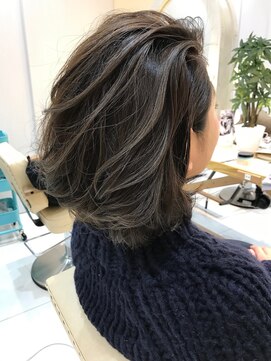 クレア本厚木(CREA) 【宍戸】ハイライト　×　グレージュ　×　ボブ　×　外国人風