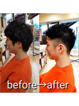 アナザースカイ (another sky) メンズ×くせ毛