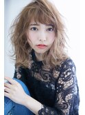 【figaro】ゆるかわフェミニンミディウェーブ