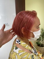 バッタ(Batta)&nbsp;「KENTA」コーラルピンク×ミニボブ