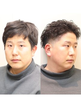 ヘアーアンドグルーミング ヨシザワインク(HAIR&GROOMING YOSHIZAWA Inc.) アップバング/ツイストスパイラルパーマ/スパイラルパーマ