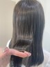 【髪質改善】極ツヤ酸性ストレート+カット+カラーTR込
