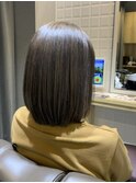 ナチュラル透明感!髪質改善まとまる艶ボブ【カミケンガレリア】