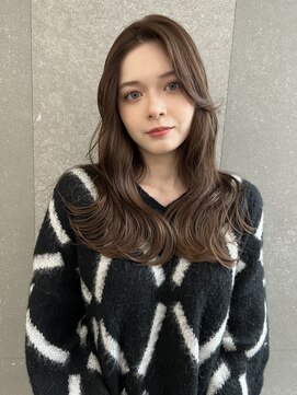 ロンド 表参道店(Lond) 【Lond表参道倉崎涼】ミルクティーカラーが似合うくびれ韓国へア