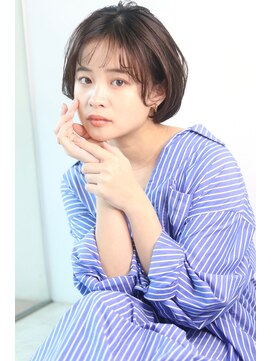 オーロ 武庫之荘店(ORO) シースルーワイドバングで大人抜け感