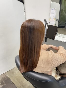 イレス 札幌円山店(IRESU) ドレスヘア/ショコラアッシュ/縮毛矯正・ストレート