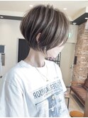 クビレ前髪あり前髪なし/20代/30代/40代/ショート/ボブ【荒牧】