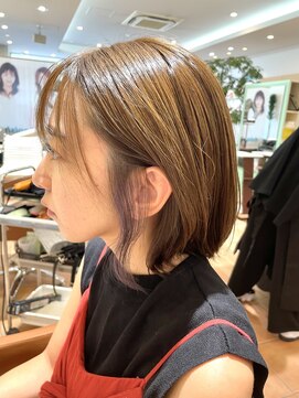 ラピッシュ 新松戸店(Lapish) イヤリングカラーパープル