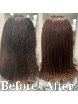 リオールヘア 北千住(LIOR.HAIR) 切りっぱなしボブ×ケラチントリートメント☆
