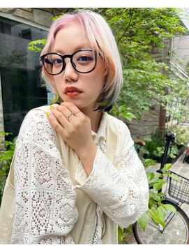 ハレル 戸塚(HAREru.) ブリーチデザインカラー