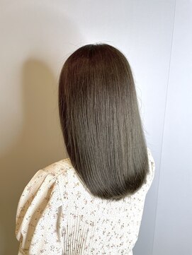 ブロッサム 東久留米店(Blossom) 20代30代40代髪質改善カラーショコラアッシュ艶感ロブヘアー