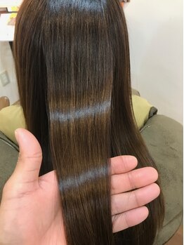 ヘアーアンドネイル ピーファイブ(hair&nail P five)の写真/池尻大橋◆髪質改善Trで、ダメージや乾燥によるパサつきを解決！髪質に合わせた最適なケアをご提案♪