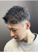 ツーブロックショート×仙台