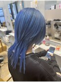 ロングウルフ×アイスブルー