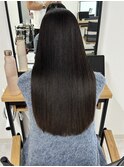 髪質改善トリートメント黒髪縮毛矯正艶髪ストレートULu