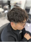 MEN’S HAIR/サーフカール/刈り上げセンターパート/木更津