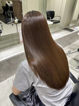 リー 尼崎(Lee)の写真/髪のダメージが気になる方は是非一度Lee尼崎店へ☆こだわりの髪質改善で髪の芯から潤いたっぷりのツヤ髪に*