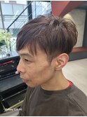 大人ツーブロック